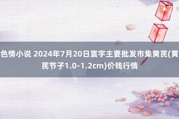 色情小说 2024年7月20日寰宇主要批发市集黄芪(黄芪节子1.0-1.2cm)价钱行情