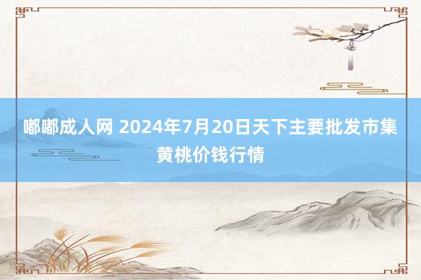 嘟嘟成人网 2024年7月20日天下主要批发市集黄桃价钱行情