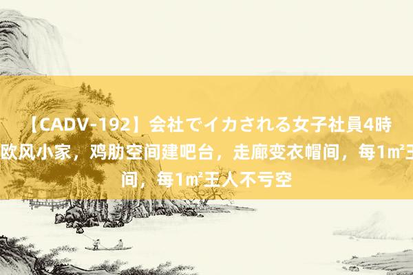 【CADV-192】会社でイカされる女子社員4時間 90㎡北欧风小家，鸡肋空间建吧台，走廊变衣帽间，每1㎡王人不亏空