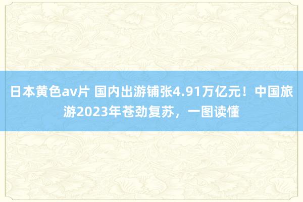 日本黄色av片 国内出游铺张4.91万亿元！中国旅游2023年苍劲复苏，一图读懂