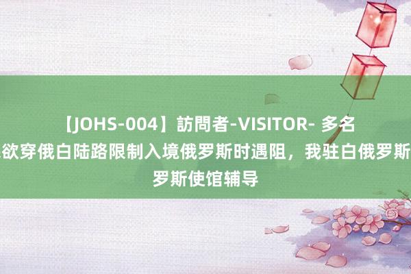 【JOHS-004】訪問者-VISITOR- 多名中国公民欲穿俄白陆路限制入境俄罗斯时遇阻，我驻白俄罗斯使馆辅导