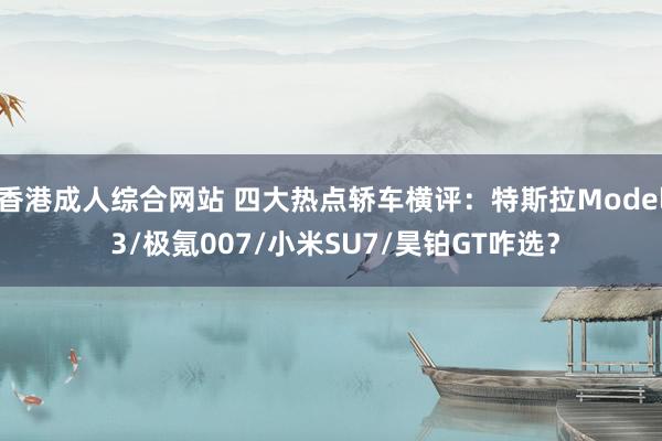 香港成人综合网站 四大热点轿车横评：特斯拉Model 3/极氪007/小米SU7/昊铂GT咋选？