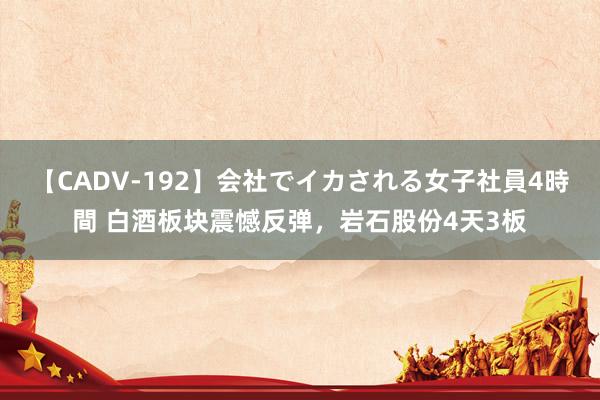 【CADV-192】会社でイカされる女子社員4時間 白酒板块震憾反弹，岩石股份4天3板