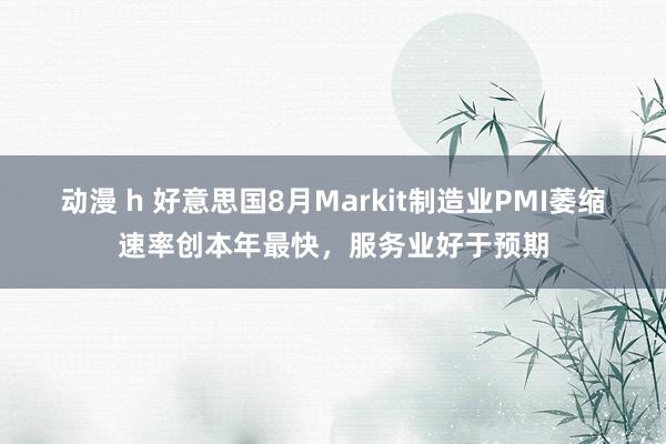 动漫 h 好意思国8月Markit制造业PMI萎缩速率创本年最快，服务业好于预期