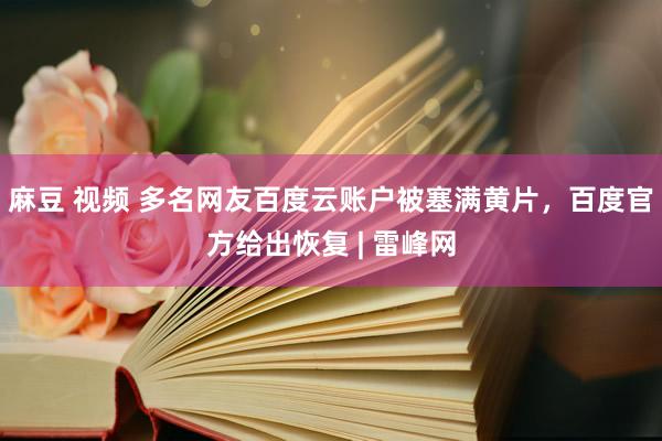 麻豆 视频 多名网友百度云账户被塞满黄片，百度官方给出恢复 | 雷峰网